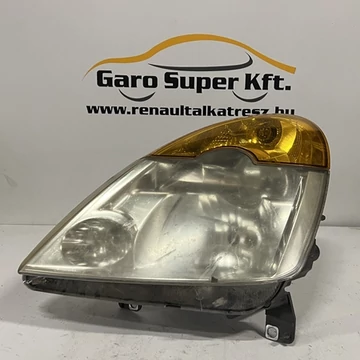 Renault Modus bontott használt bal első fényszóró 2004-2008-ig 8200301829