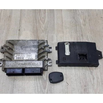 Dacia Logan I 1.4 8V, 1.6 8V bontott motorvezérlő computer szett SIEMENS 2004-2012-ig 8200483732