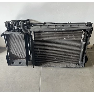 Dacia Sandero II/Logan II/Dokker/Lodgy/Duster bontott használt komplett vízhűtő / hűtő szett 214104225R