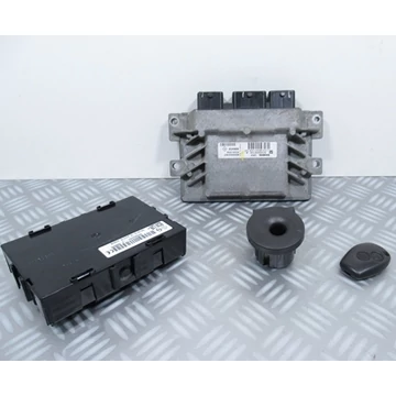 Renault Modus 1.2 16V bontott motorvezérlő computer szett SIEMENS SIRIUS 32 2004-től 8200522357