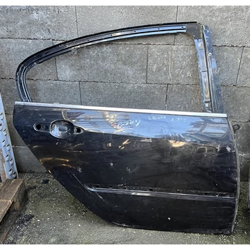 Renault Laguna III 5 ajtós bontott használt jobb hátsó ajtó fekete 2007-2015-ig