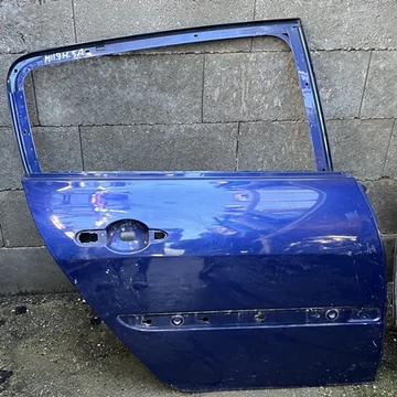 Renault Megane II 5 ajtós bontott használt jobb hátsó ajtó kék 2002-2008-ig