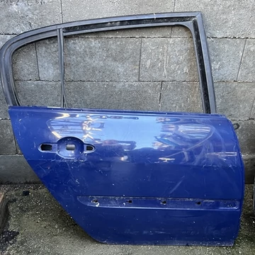 Renault Megane II Sedan bontott használt jobb hátsó ajtó kék (picit karcos) 2002-2008-ig