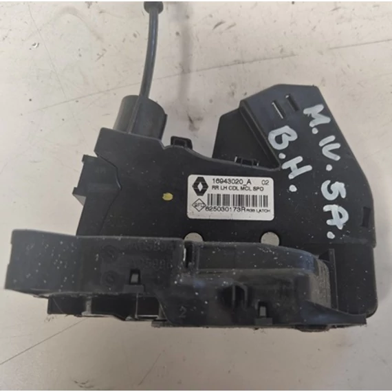 Renault Megane IV 5 ajtós bontott használt bal hátsó ajtózár 4PIN 2015-2021-ig 825030173R