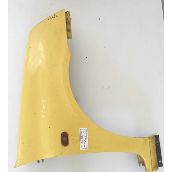 Renault Clio II bontott használt jobb első sárvédő sárga 2001-2006-ig