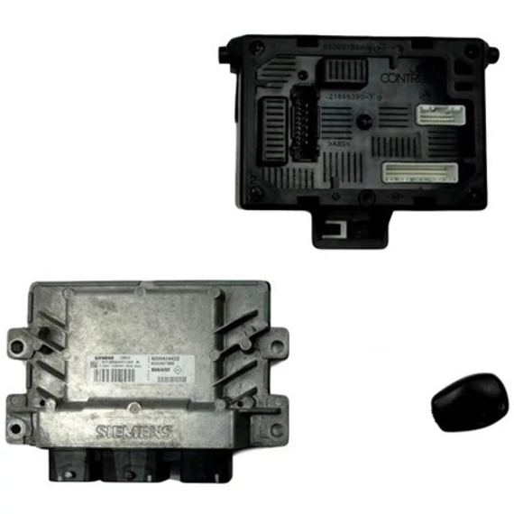 Renault Clio III 1.2 16V bontott motorvezérlő computer szett 2005-2012-ig SIEMENS SIRIUS 32 8200414422