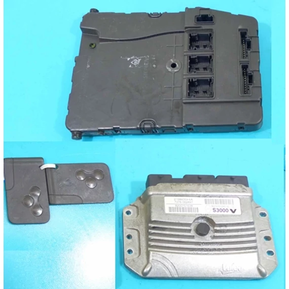 Renault Megane II 1.4 16V bontott motorvezérlő computer szett 2002-2008-ig 8200751638