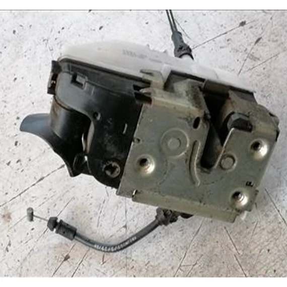 Renault Scenic II bontott használt hátsó zárszerkezet 6 pólusú csatlakozóval bal oldal 2003-2010-ig, bontott Renault alkatrész