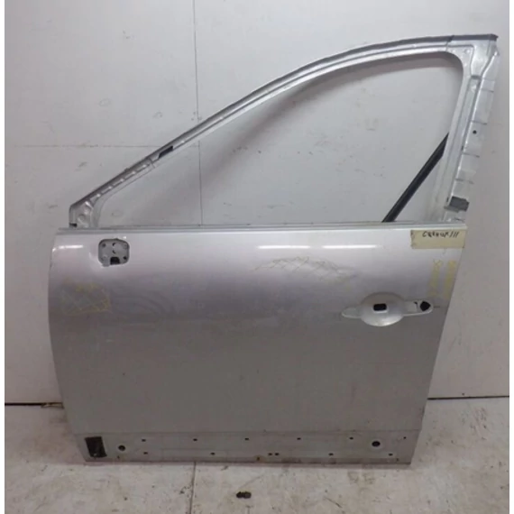 Renault Scenic III Normal/Grand kivitel bontott használt bal első ajtó szerelvények nélkül 2009-2016-ig 801013881R